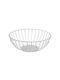 Versa Fruit Bowl Metallic White 28x10x28cm