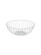 Versa Fruit Bowl Metallic White 28x10x28cm