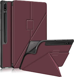 Flip Cover Silicone Durable Orange Samsung Galaxy Tab S8 Ultra 5G Tablet