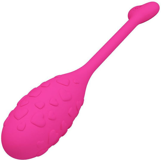 Pretty Love Fisher Vibrator Egg with Remote Control 11.43cm Pink