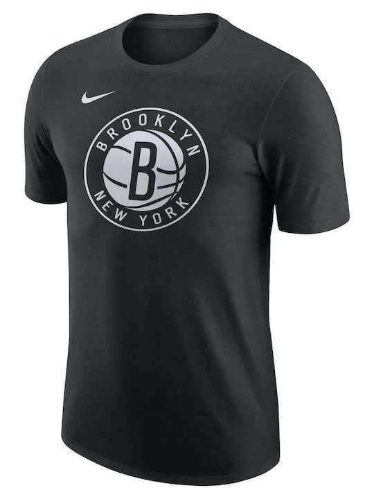 Nike Brooklyn Herren Sportliches Kurzarmshirt Schwarz