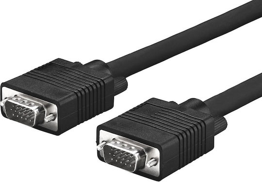 Microconnect Kabel VGA-Stecker - VGA-Stecker Schwarz 5m (MONGG5B)