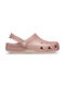 Crocs Classic Glitter Clog Σαμπό Ροζ