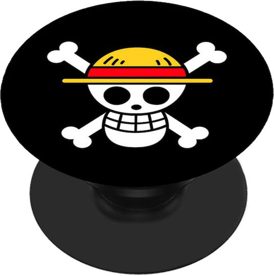 Pop Socket Κινητού One Piece Flag Black