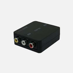 GBC 14.2810.56 HDMI männlich zu RCA weiblich GBC 14.2810.56 HDMI männlich zu RCA weiblich