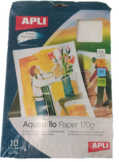 Apli Хартия за печат A4 170гр/кв.м 1x10 листове