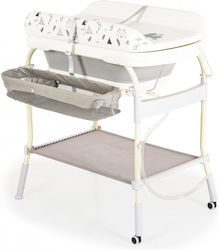 Cangaroo Baby Bath-Changing Table with Thermometer Beige