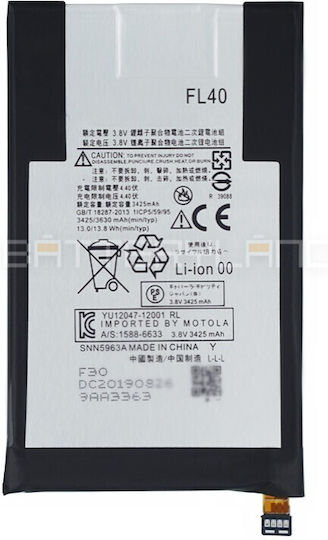 Fl40 Συμβατή Μπαταρία Αντικατάστασης 3425mAh για Honor PlayMotorola