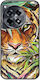Wild Tiger Umschlag Rückseite Silikon Mehrfarbig (OnePlus 12)