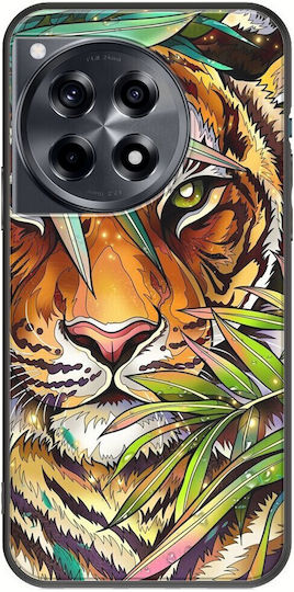 Wild Tiger Umschlag Rückseite Silikon Mehrfarbig (OnePlus 12)