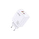 Kakusiga Зарядно без кабел с USB-A порт и USB-C порт 40W Бял (KSC-936)