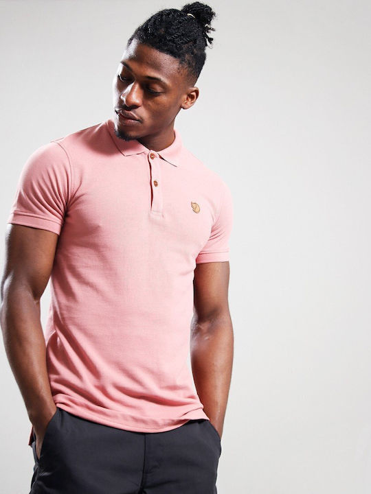 Fjallraven Övik Polo Αθλητικό T-shirt Dusty Rose