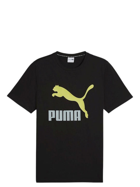 Puma Ανδρική Μπλούζα Κοντομάνικη Μαύρη