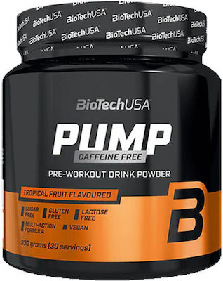 Biotech USA Pump Caffeine Free Supliment Pre Workout 330gr Ceai de lămâie cu gheață