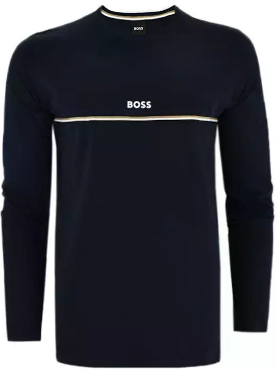 Hugo Boss Men's Long Sleeve Blouse BLUE