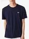 Lacoste Men's Short Sleeve Blouse Dark Blue