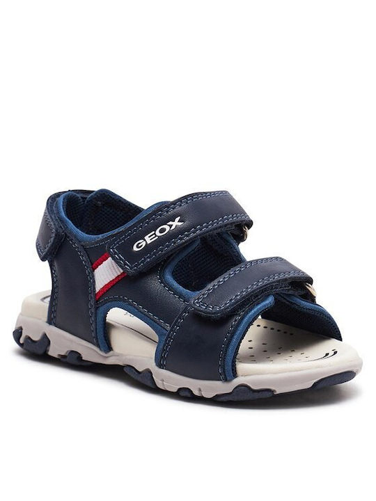 Geox Παιδικά Πέδιλα B Sandal Flaffee Navy Μπλε