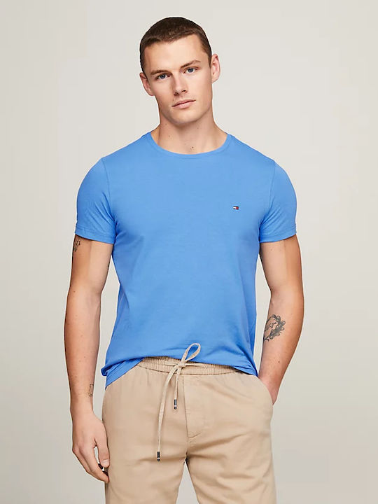 Tommy Hilfiger Ανδρικό T-shirt Κοντομάνικο Γαλάζιο