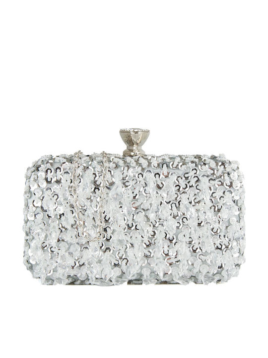 Women's Bag Clutch Silver