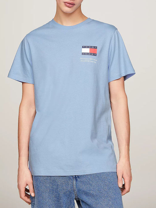 Tommy Hilfiger Tjm T-shirt Bărbătesc cu Mânecă Scurtă lightblue
