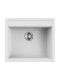 Elleci Best LKB10596 Drop-In Chiuvetă din Granit Sintetic L57xW51cm Alb