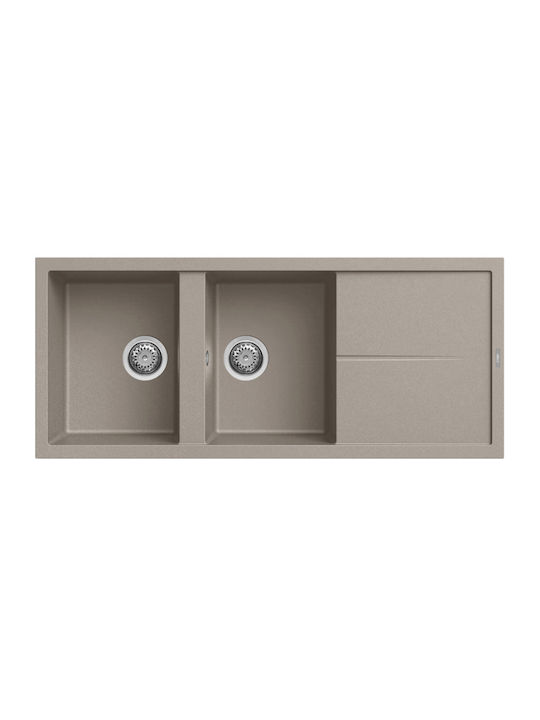 Elleci Unico 500 LGU50043 Drop-In Sink Syntheti...