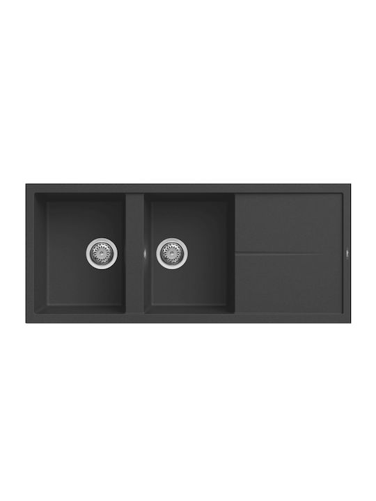 Elleci Unico 500 LGU50040 Drop-In Spüle aus Ver...