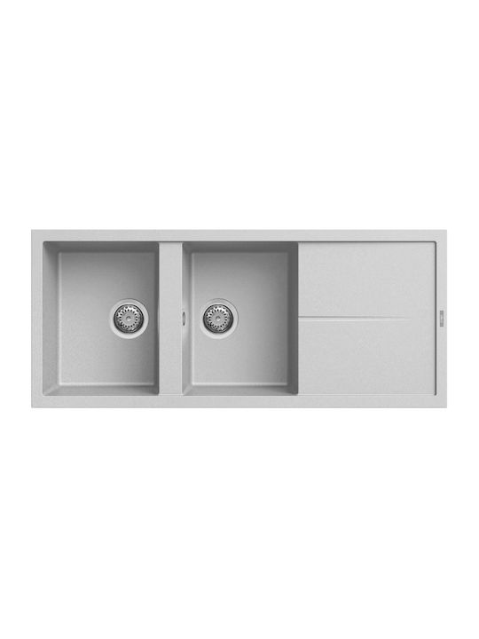 Elleci Unico 500 LMU50079 Drop-In Spüle aus Ver...