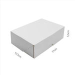 thessPACK Packaging Box W17xD12.5xH5.5cm 25pcs White