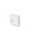 Rendl Light Studio Gordiq S Χωνευτό Σποτ με Ενσωματωμένο LED και Θερμό Λευκό Φως Λευκό 9x9εκ. 1τμχ