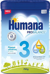 Humana Milchnahrung 3 Pro Balance für 12m+m+ 750gr