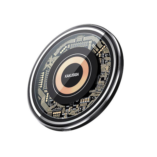 Kakusiga Φορτιστής Magsafe 15W Μαύρος (KSC-1148)