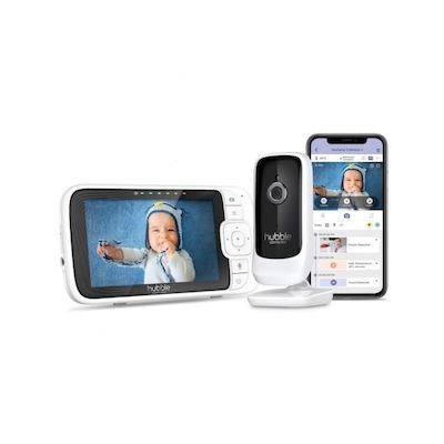 Hubble Connected Nursery Pal Link Premium Wireless Baby Monitor with Camera & Screen 5" , Two-way Communication & Lullabies