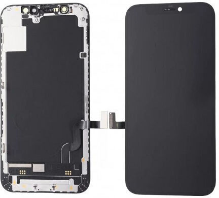 O ecran OLED cu Mecanism Tactil pentru iPhone 12 Pro Max (Negru)