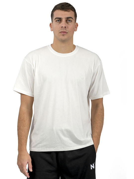 Energy Ανδρικό Αθλητικό T-shirt Κοντομάνικο Λευκό.