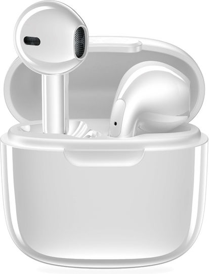 ATC ATC-25 In-Ear Bluetooth-Freisprecheinrichtung Kopfhörer mit Ladeetui Weiß