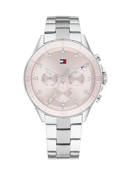 Tommy Hilfiger Uhr mit Silber Metallarmband