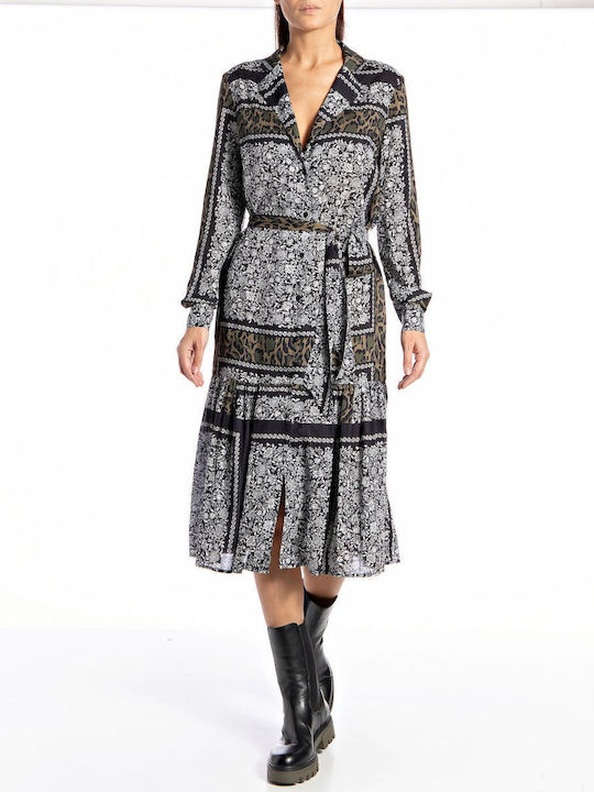 Midi Kleid Black