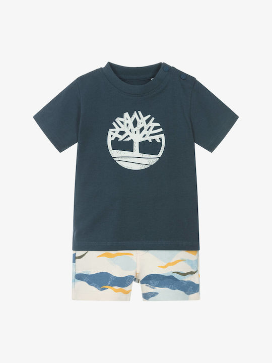 Timberland Kids Set with Shorts Summer Blue