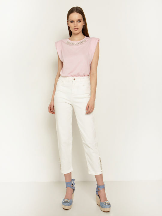 Women's Jean Trousers White