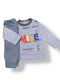 Babydom Kinder Schlafanzug Gray