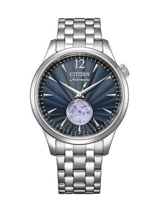 Citizen Men's Watch 40mm Automatic with Gray Metal Bracelet