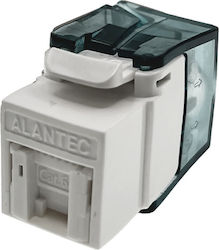 A-LAN Keystone Module RJ45 Toolless UTP Cat.6a Dual Transmission Pair 1pcs