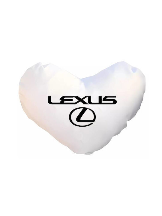 Takeposition Μαξιλάρι Καναπέ I Love Lexus Λευκό 40x40εκ.