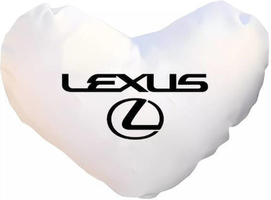 Takeposition Sofa Cushion I Love Lexus White 40x40cm