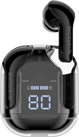 Riversong Airfly M2 In-ear Bluetooth Handsfree Earphones with Charging Case Black