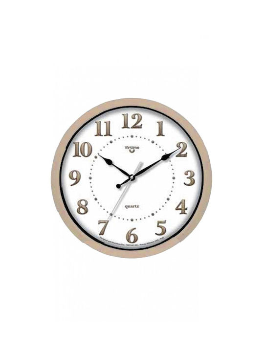 Virtime Wall Clock Beige