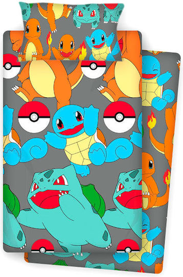 Nintendo Kinderbettlaken Set Pokémon 90x195cm Nintendo Kinderbettlaken Set Pokémon 90x195cm