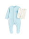 Cool Club Set Babystrampler white and blue 2Stück