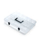 Prosperplast Werkzeugkoffer-Organisator 5 Positionen Schwarz 29.5x19.5x8.5cm